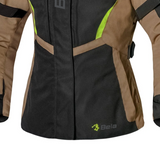 BELA HURRICANE 3 IN 1 MUJER MOTO CHAQUETA NEGRO ARENA F,AMARILLO
