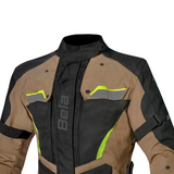 BELA HURRICANE 3 IN 1 MUJER MOTO CHAQUETA NEGRO ARENA F,AMARILLO