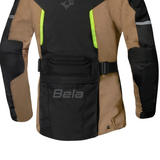 BELA HURRICANE 3 IN 1 MUJER MOTO CHAQUETA NEGRO ARENA F,AMARILLO