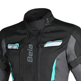 BELA HURRICANE 3IN1 DONA JAQUETE TEXTIL NEGRE TURQUESE