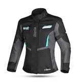 BELA HURRICANE 3 IN 1 JAQUETE DE MOTO SENYORA NEGRO TURQUESA