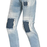BELA JOHN JEANS DE MOTO HOMBRE CE APROBADO AZUL