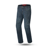 BELA KEVIN JEANS DE MOTO HOMBRE 32L DIRTY AZUL