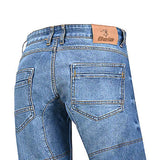 BELA KEVIN (MXD-403) JEANS DE MOTO HOMBRE CE APROBADO VAQUERO JEANS AZUL