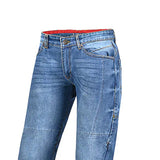 BELA KEVIN (MXD-403) JEANS DE MOTO HOMBRE CE APROBADO VAQUERO JEANS AZUL