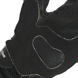 BELA LEMOX CUIR GUANTS DE MOTO HOMES NEGRE VERMELL