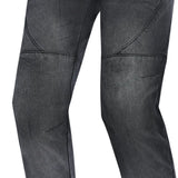 BELA ROCKER JEANS DE MOTO HOMBRE 32L NEGRO SPRAY
