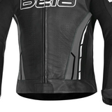BELA ROCKET CHAQUETA DE MOTO DE HOMBRE PIEL NEGRO ANTHIRA