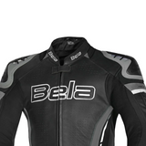 BELA ROCKET CHAQUETA DE MOTO DE HOMBRE PIEL NEGRO ANTHIRA
