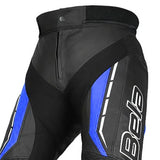 BELA ROCKET PANTALÓN MOTO PIEL HOMBRE NEGRO AZUL