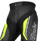 BELA ROCKET PANTALON DE MOTO MUJER PEIL NEGRO AMARILLO FLOUR