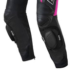 BELA ROCKET PANTALON DE MOTO MUJER PEIL NEGRO ROSA