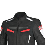 BELA SPRINTER TEXTIL JAQUETE DE MOTO HOMES NEGRO ROJO