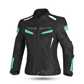 BELA SPRINTER JAQUETE TEXTIL DONA NEGRE TURQUOISE