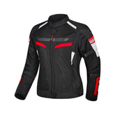 BELA SPRINTER TEXTIL JAQUETE DE MOTO SENYORA NEGRO ROJO