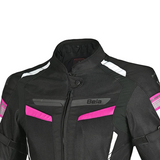 BELA SPRINTER JAQUETE TEXTIL DONA NEGRE ROSA