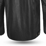 BELA STARK CHAQUETA DE MOTO DE CUERO HOMBRE NEGRO GRIS