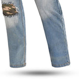 BELA STONE JEANS DE MOTO HOMBRE AZUL CAMO
