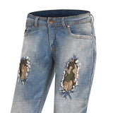 BELA STONE JEANS DE MOTO HOMBRE AZUL CAMO