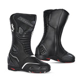 BELA STRIP CUIR BOTAS DE MOTO DE GIRA NEGRE BLANC