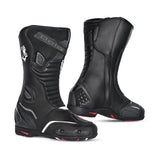 BELA STRIP CUIR BOTAS DE MOTO DE GIRA NEGRE BLANC