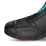 BELA STRIP GIRA CUIR DONA BOTA DE MOTO NEGRE TURQUESA