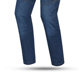 BELA STROKE JEANS DE MOTO HOMBRE 30L AZUL MEDIO SPRAY