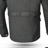 BELA TACTICAL WAX COTTON CHAQUETA DE MOTO HOMBRE NEGRO