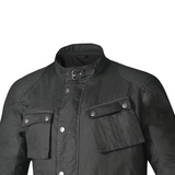 BELA TACTICAL WAX COTTON CHAQUETA DE MOTO HOMBRE NEGRO