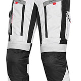BELA TRANSFORMER PANTALON DE MOTO HOMBRE TEXTILIE ICE GRIS NEGRO