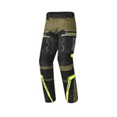 BELA WATSON PANTALON DE MOTO DE HOMES NEGRE KHAKI GROC BLANC