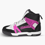 BELA ROVER URBAN BOTA DE MOTO DONA NEGRE BLANC FUSHIA