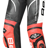 BELA X RACE CUIR PANTALON HOME NEGRE BLANC VERMELL