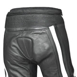 BELA X RACE CUIR PANTALON HOME NEGRE BLANC VERMELL