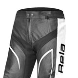 BELA X RACE PELL PANTALON DE MOTO SENYORA NEGRE ANTHRA BLANC