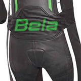 BELA X RACE MONO 1PC MOTO DE HOME BLANC NEGRE VERD