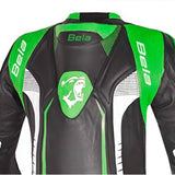 BELA X RACE MONO 1PC MOTO DE HOME BLANC NEGRE VERD