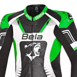 BELA X RACE MONO 1PC MOTO DE HOME BLANC NEGRE VERD