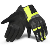 BELA HERO AIR TEXTILE GUANTS DE MOTO HOMES NEGRE GRIS GROC FLOU