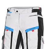 BELA - Pantaló tèxtil Transformer gris/negre/blau