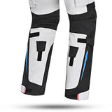 BELA - Pantaló tèxtil Transformer gris/negre/blau