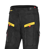 BELA - Pantaló tèxtil Transformer negre/groc fluor