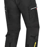 BELA - Pantaló tèxtil Transformer negre/groc fluor