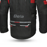 BELA TRANSFORMER 3IN1 TEXTILE JAQUETE DE MOTO HOMES NEGRO ROJO