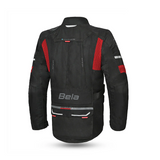 BELA TRANSFORMER 3IN1 TEXTILE JAQUETE DE MOTO HOMES NEGRO ROJO