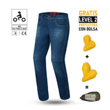BELA - Tough Rider Pantalón Monocapa Vaquero 34L Denim Jeans Random Blue
