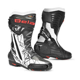 BELA RIDER GP-1 CARRERES BOTA DE MOTO NEGRE BLANC