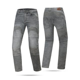 BELA BOSTON JEANS DE MOTO HOMBRE GRIS OSCURO