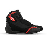 BELA KIVA CUIR URBAN BOTES DE MOTO HOMES NEGRE VERMELL