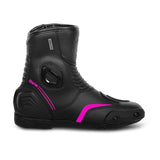BELA FASTER 2.0 CARRERES BOTES DE MOTO HOMES NEGRE ROSA